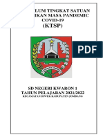 29.4 Rencana Pengembangan Kurikulum KTSP Covid 2020-2021sdn Kwaron 1