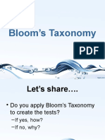3 Bloom's Taxonomy