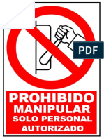 Prohibido Manipular