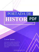 Portada de Historia para Word 1