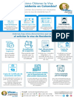 Como Obtener La Visa de Residente en Colombia