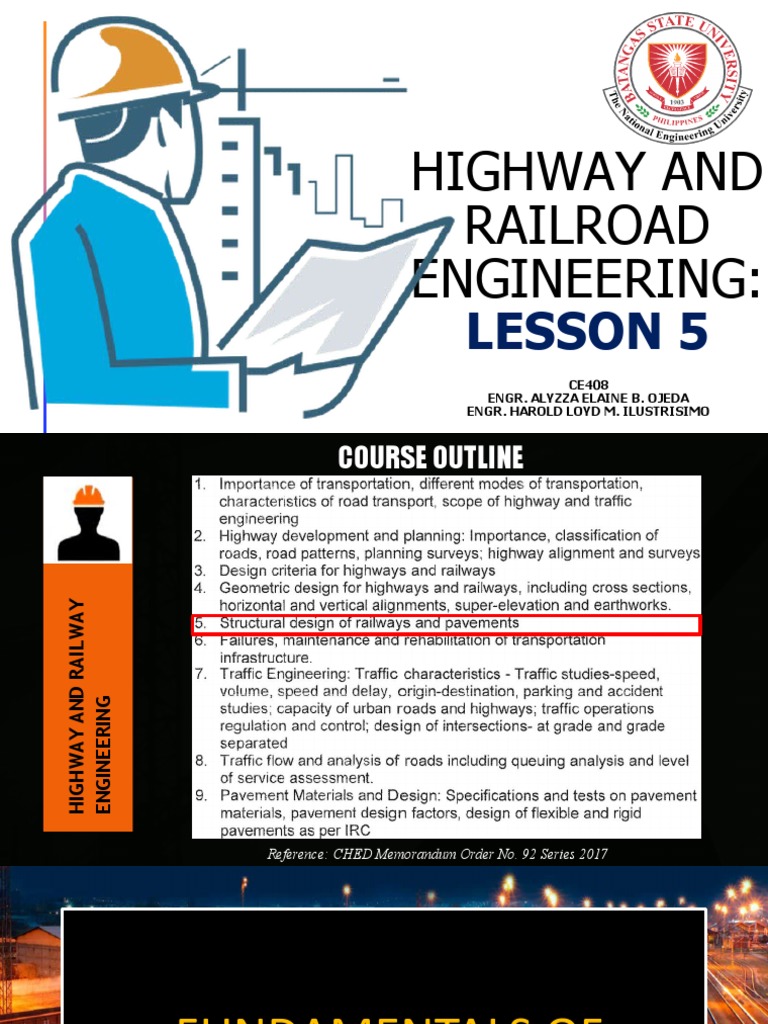 Lecture 5 Fundamentals of Railway Engineering PDF