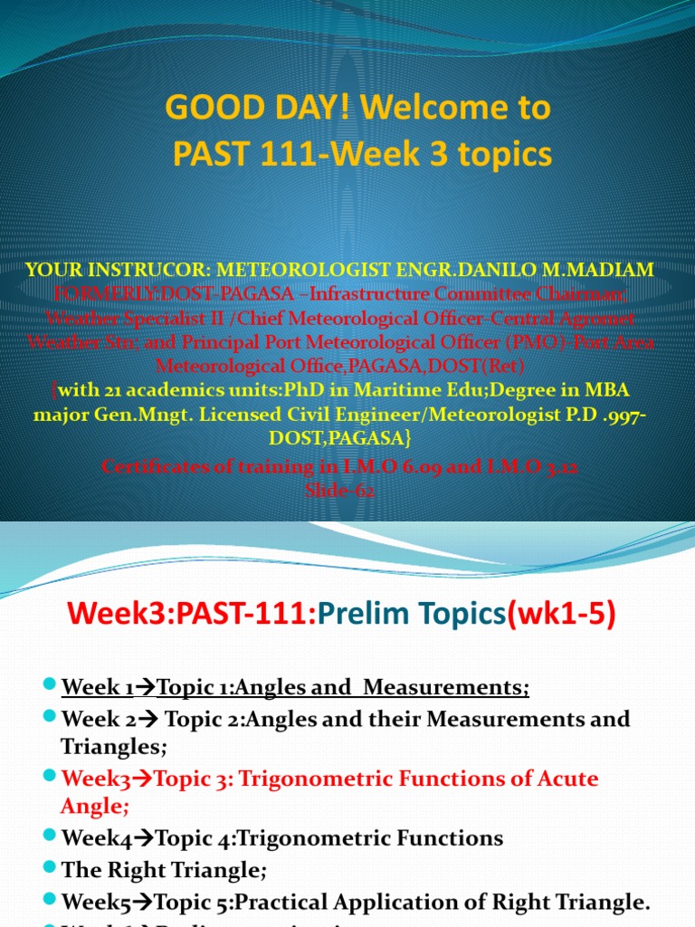 Trigonometry 3rd Lesson | PDF | Science & Mathematics