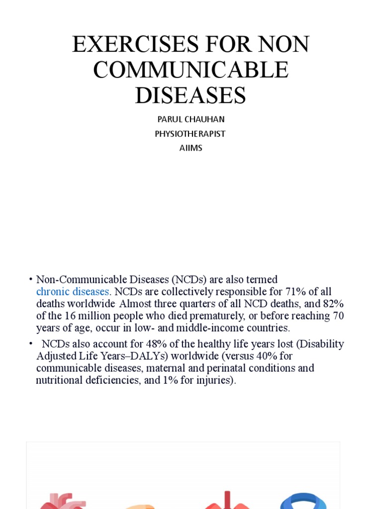 Exercises For Non Communicable Diseases | PDF | Non Communicable ...
