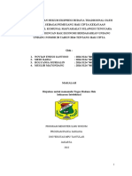 Perlindungan Hukum Ekspresi Budaya Tradisional