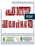 Jalan Ditutup