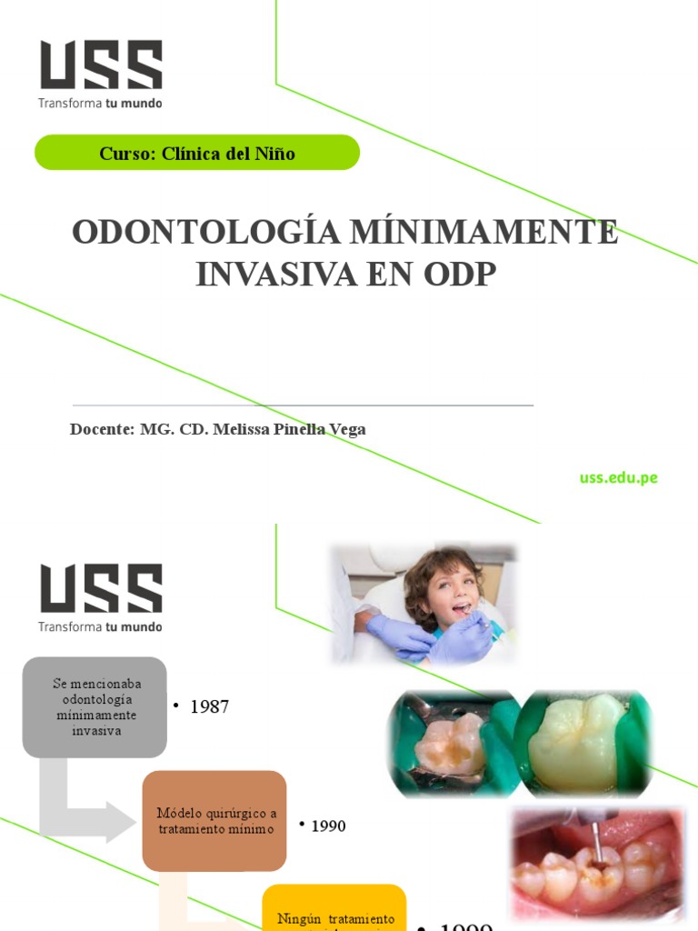 Odontología Mínimamente Invasiva | PDF | Odontología | Diente