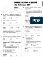 Idepunp Ciencias Julio Setiembre 2021