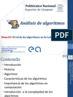 Análisis de algoritmos: El rol de los algoritmos en la Computación