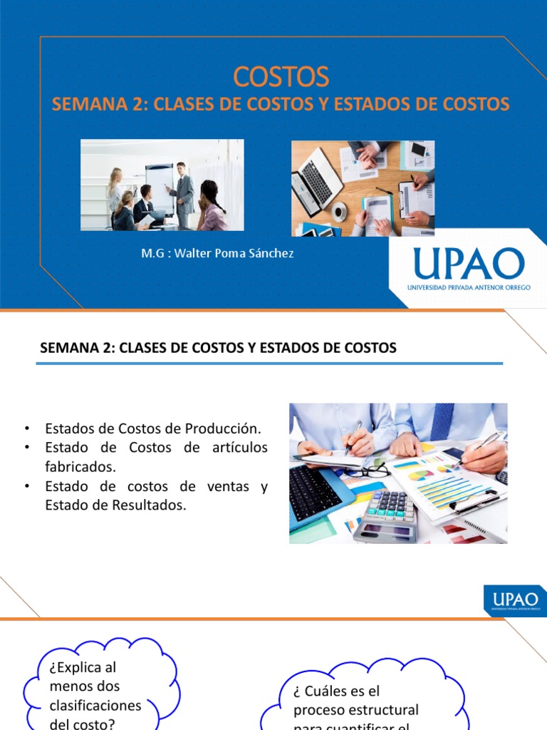 Clasificación de Costos y Estados de Costos | PDF | Costo | Inventario