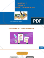 Costeo Variable y por absorción - Sistemas de Costos por Ordenes