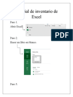 Tutorial de inventario de Excel