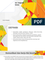 Komunikasi Antar Tim Kesehatan