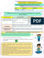 Evaluacion Diagnosica - Arte y Cultura - Ciclo Vi -1ero y 2do