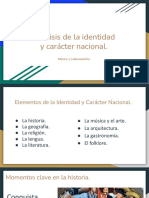 Análisis de La Identidad y Carácter Nacional.