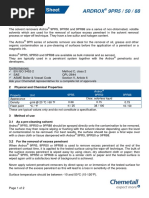 Ardrox® 9PR50 Technical Data Sheet | PDF