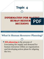 Information For Making Human Resource Decisions