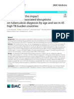 Inequalities in The Impact of COVID-19-associated Disruptions On Tuberculosis Diagnosis by Age and Sex in 45 High TB Burden Countries