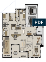 450 Square Meter Four Bedrooms House Plan