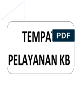 Plang Tempat Vaksin