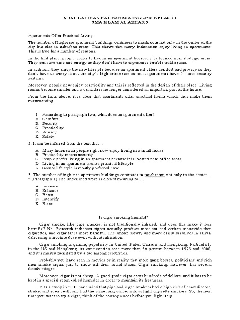 Practical Living in High-Rise Apartments | PDF | Tobacco Smoking ...