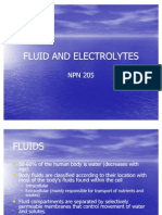 Fluid and Electrolytes