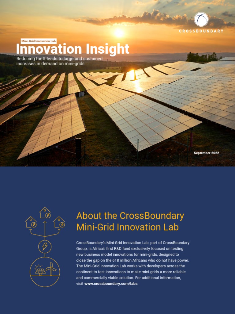 CrossBoundary Innovation Lab Tariff Reduction Innovation Insight Sept