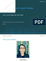 Certified Peer Reviewer Course - 3.1