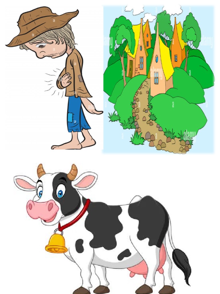 Portada de un documento PDF con imágenes de la gallina de los huevos de oro, sugiriendo un recurso educativo.