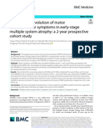 Longitudinal Evolution of Motor and Non-Motor Symptoms in Early-Stage Multiple System Atrophy: A 2-Year Prospective Cohort Study