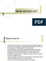 The Minimum Wages Act