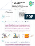 Proceso oxicombustión P&ID