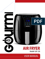Gourmia GAF328 Digital Free Fry Air Fryer