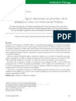 Factores Etiológicos Relacionados Al Pronóstico de La Epilepsia en Niños Con Síndrome de Möebius