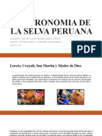 Gastronomia de La Selva Peruana