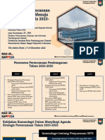 Kebijakan Perencanaan Pembangunan Daerah Menuju Agenda Strategis Perencanaan 2023-2025