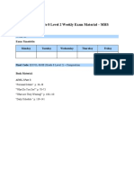 2223 Level 2 English MHS Final Exam Related Materials Grade 8 T1 Wk13