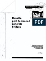 Durable post-tensioned concrete bridges