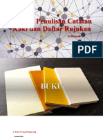 Contoh Penulisan Catatan Kaki Dan Daftar Rujukan