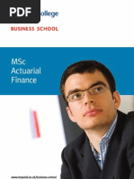 MSC - Actuarial - Brochure - PDF Imperial College of London