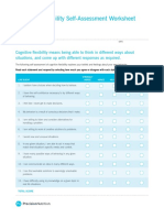 Cognitive Flexibility Self-Assessment Worksheet