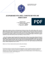 Reporte General Lab Fisica General 1 - Coeficiente de Friccion