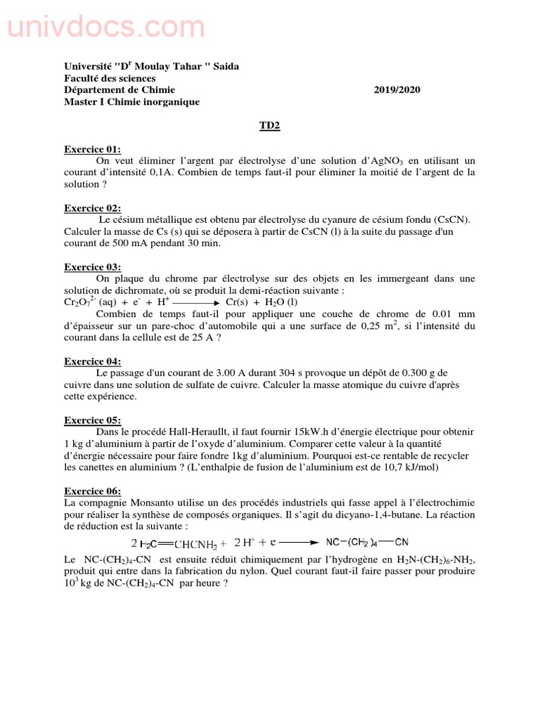 TD 3 | PDF