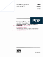ISO-11035-1994-Sensory Profiling - Multidimensional Approach