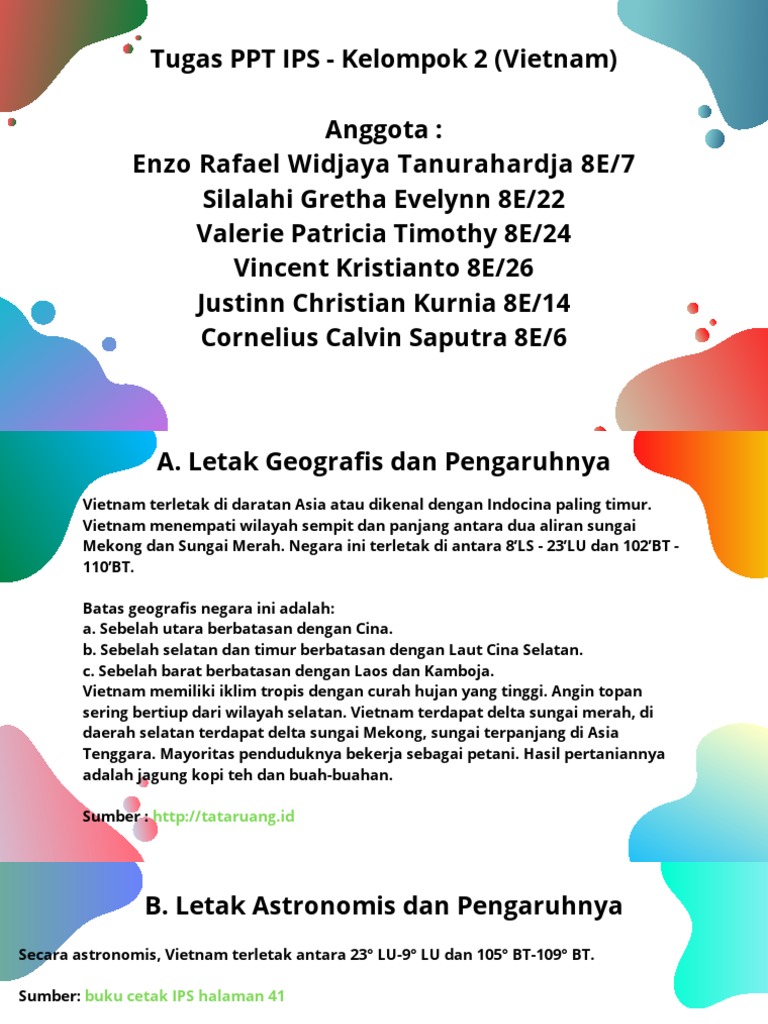Geografi dan Ekonomi Vietnam | PDF
