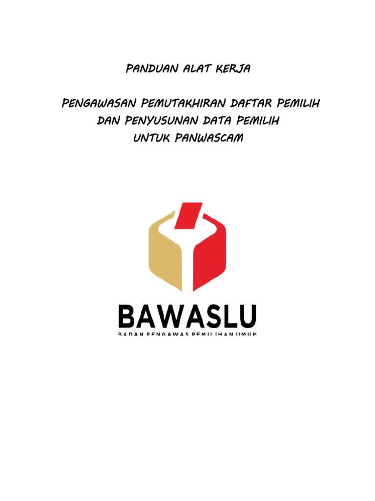 Alat Kerja Panwascam. | PDF
