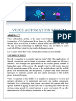 Synopsys On Voice Automation System