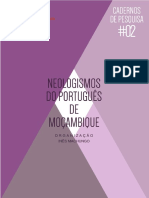 Caderno no 2 - Neologismos do Português Moçambicano