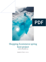 Shopping Ecommerce Spring Boot Project