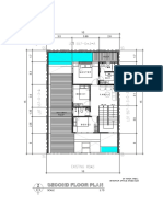 Second Floor Plan: Scale 1:75